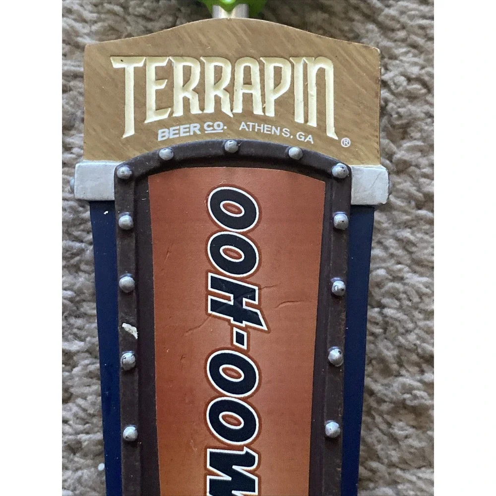 Terrapin Beer Company Nitro Moo-Hoo Stout Logo Beer Tap Handle 12.25